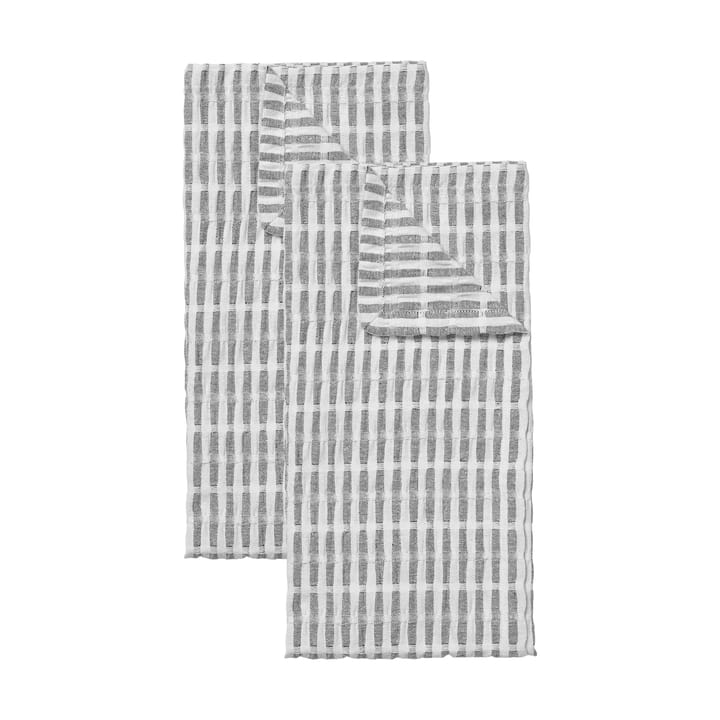 포크 주방 타월 50x70 cm 2팩 - Black-natural - Broste Copenhagen | 브로스테코펜하겐