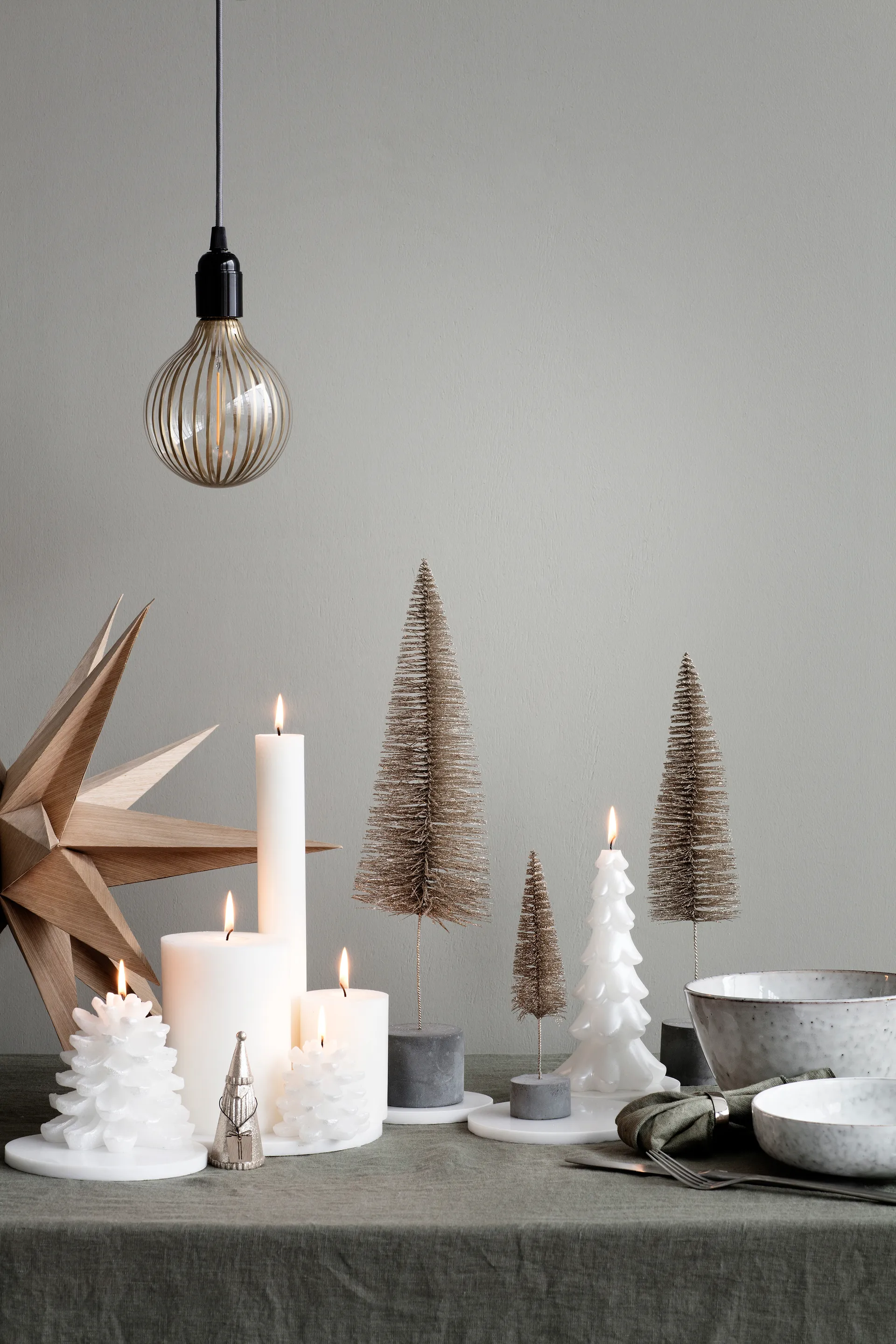 베누스 우든 스타  Ø55 cm, Natural Broste Copenhagen | 브로스테코펜하겐