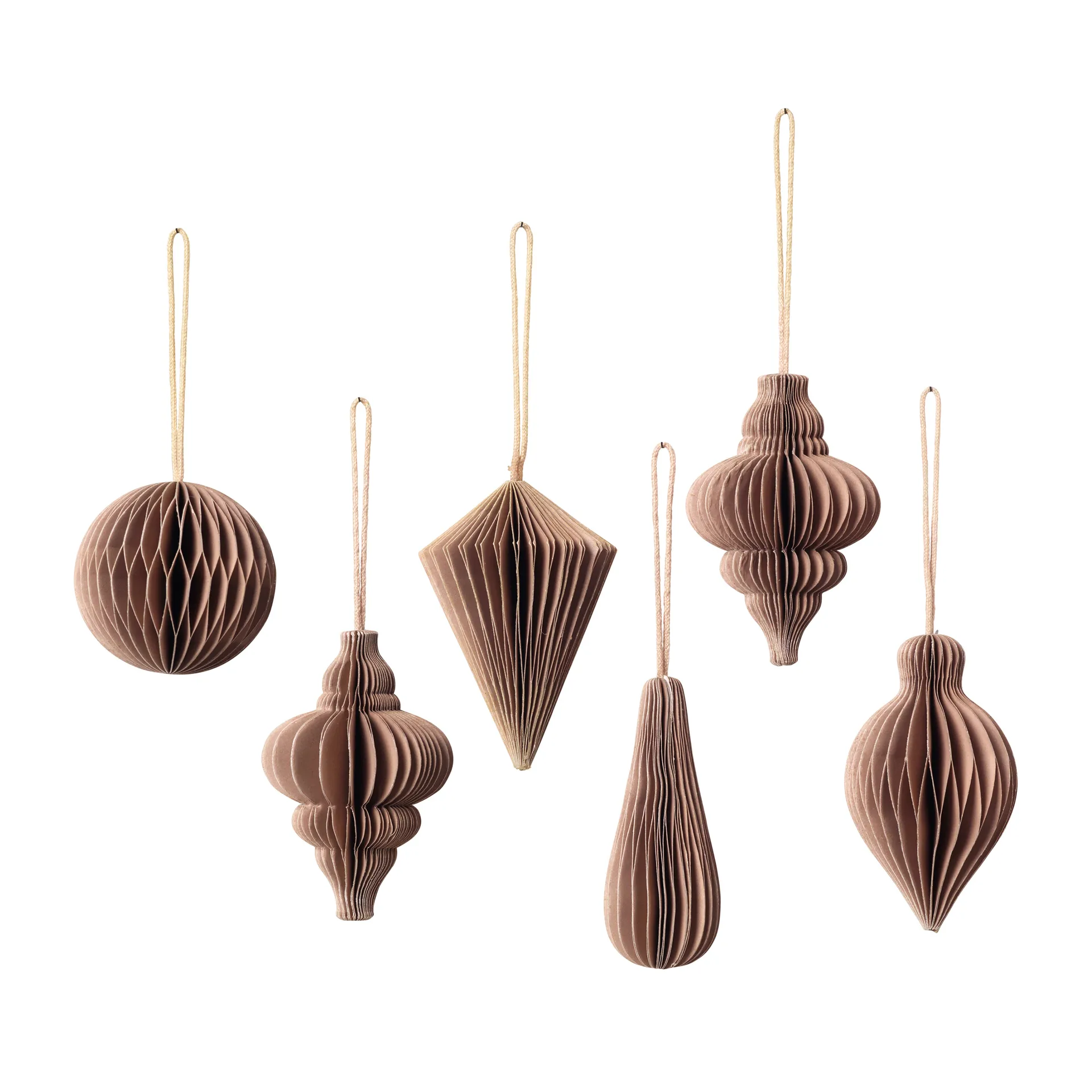 크리스마스 믹스 소품 6개 세트, Indian tan Broste Copenhagen | 브로스테코펜하겐