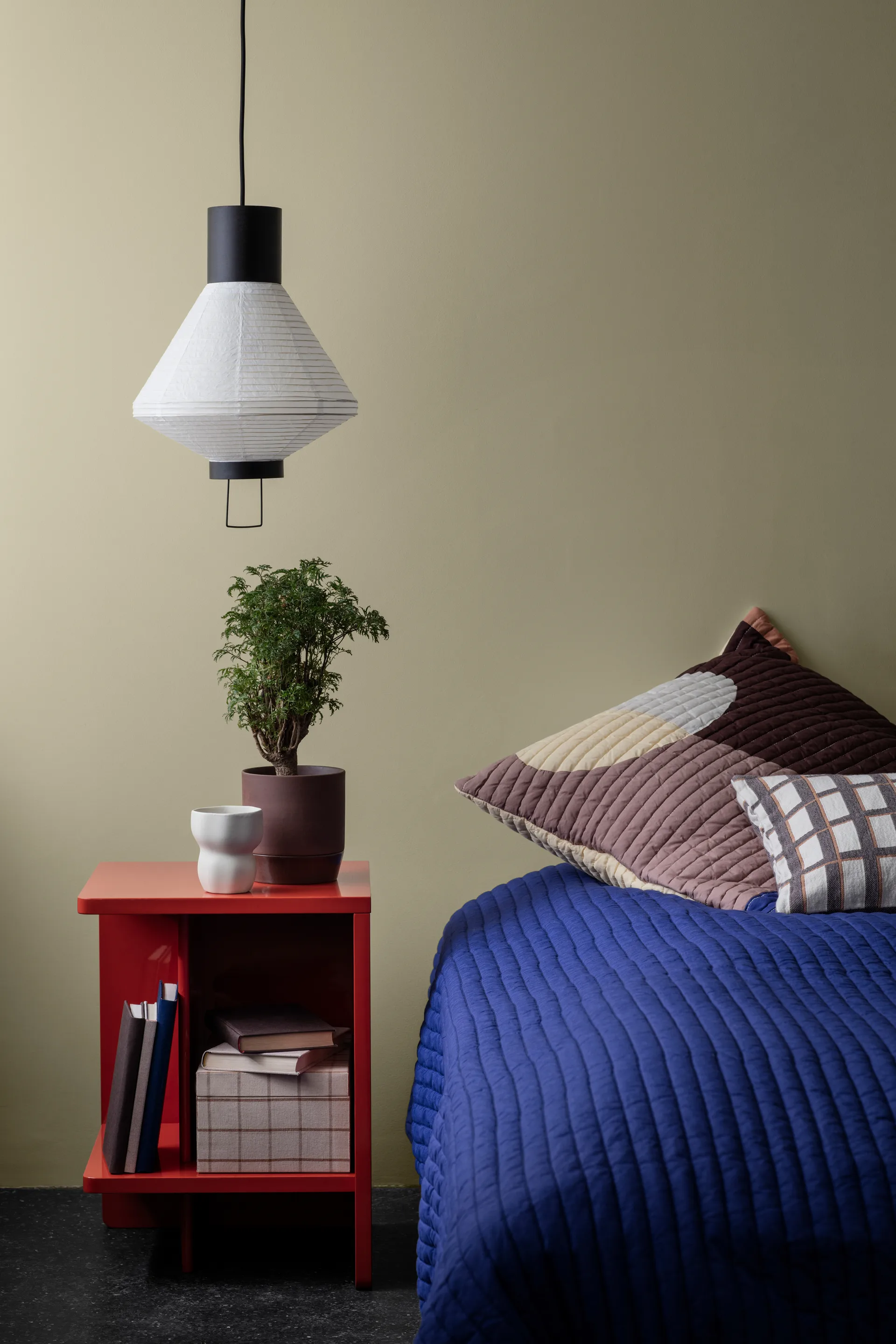 파이 베개커버 60x60 cm, Multi Broste Copenhagen | 브로스테코펜하겐