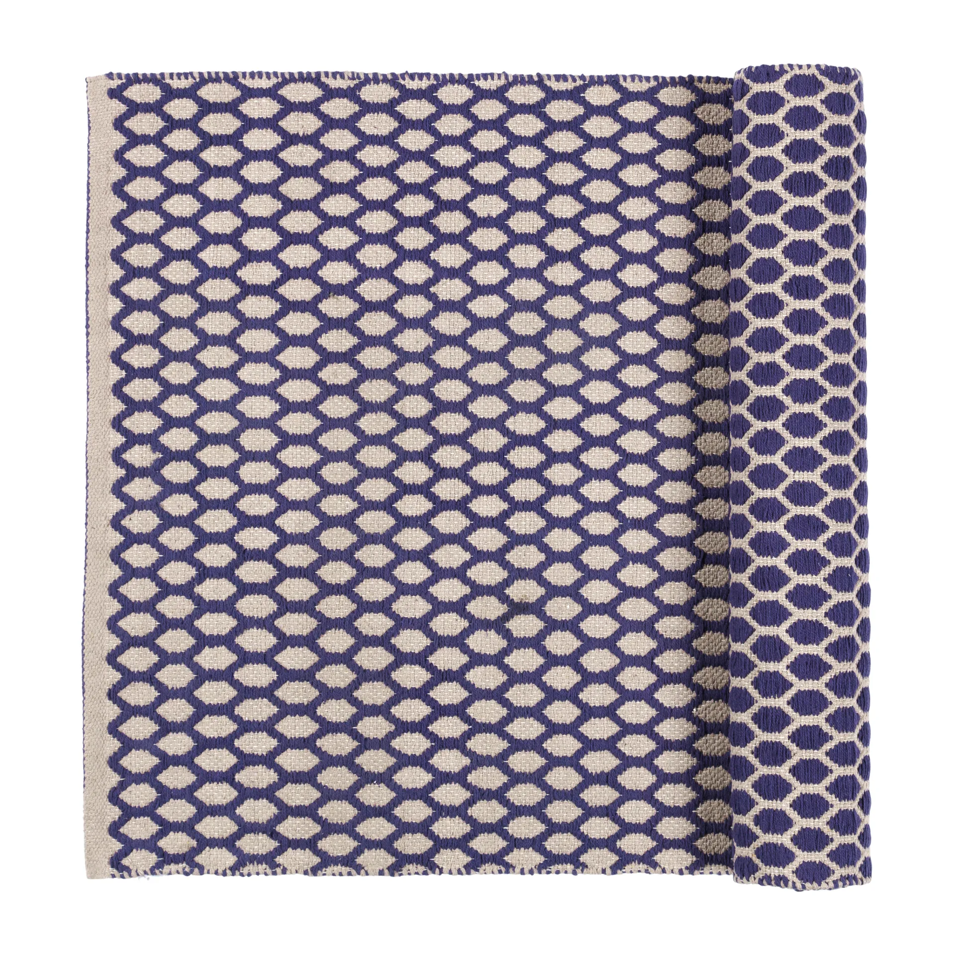 보리스 러그  70x140 cm, Maritime blue Broste Copenhagen | 브로스테코펜하겐