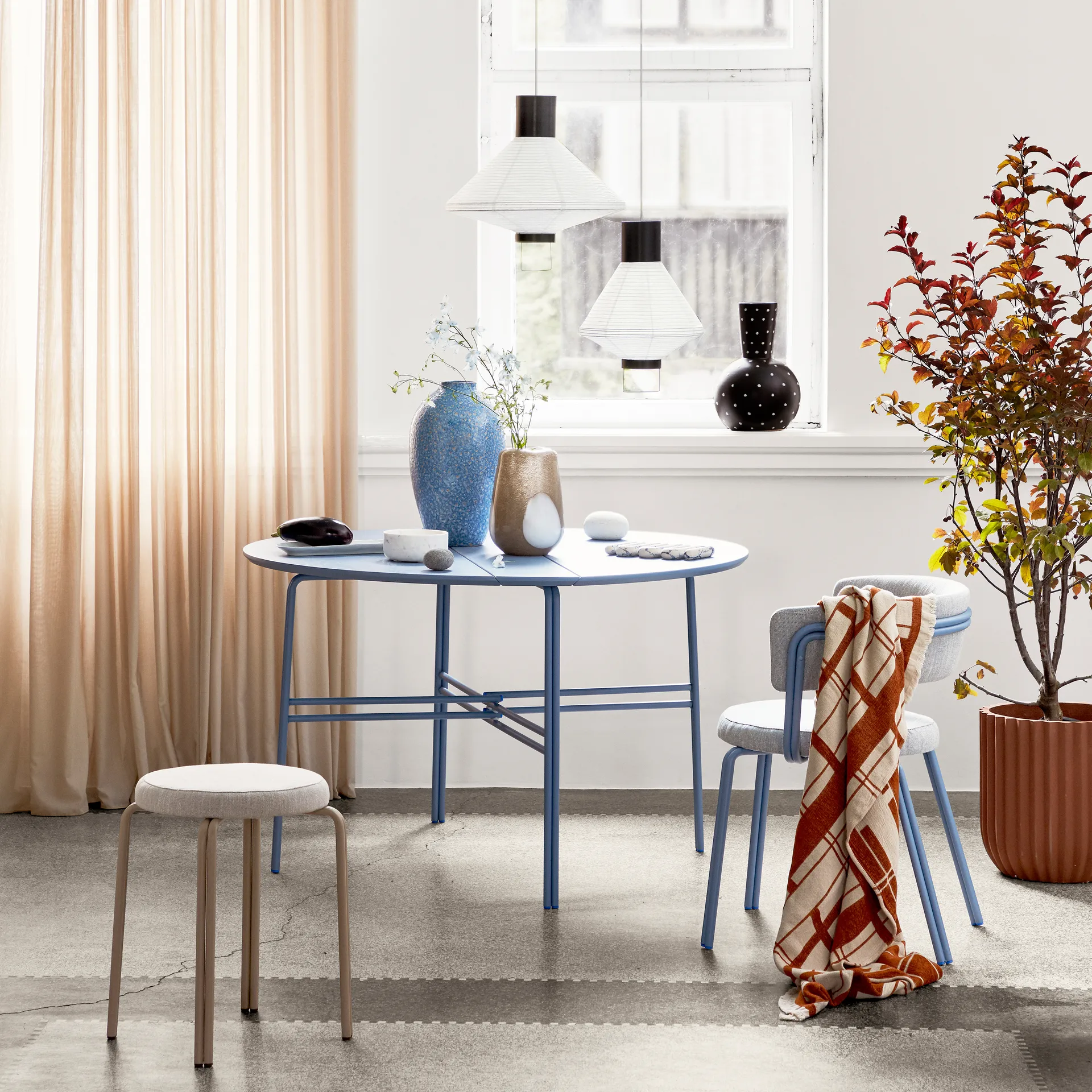 Ada Dot 유리 화병 26 cm, simply taupe warm grey Broste Copenhagen | 브로스테코펜하겐