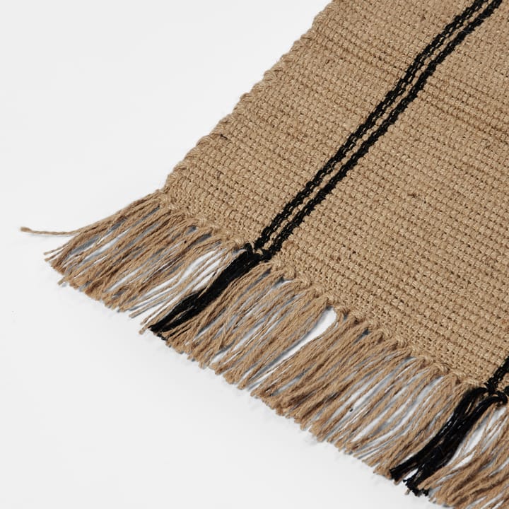 유키 러너 러그, Black-natural, 70x140 cm Broste Copenhagen | 브로스테코펜하겐