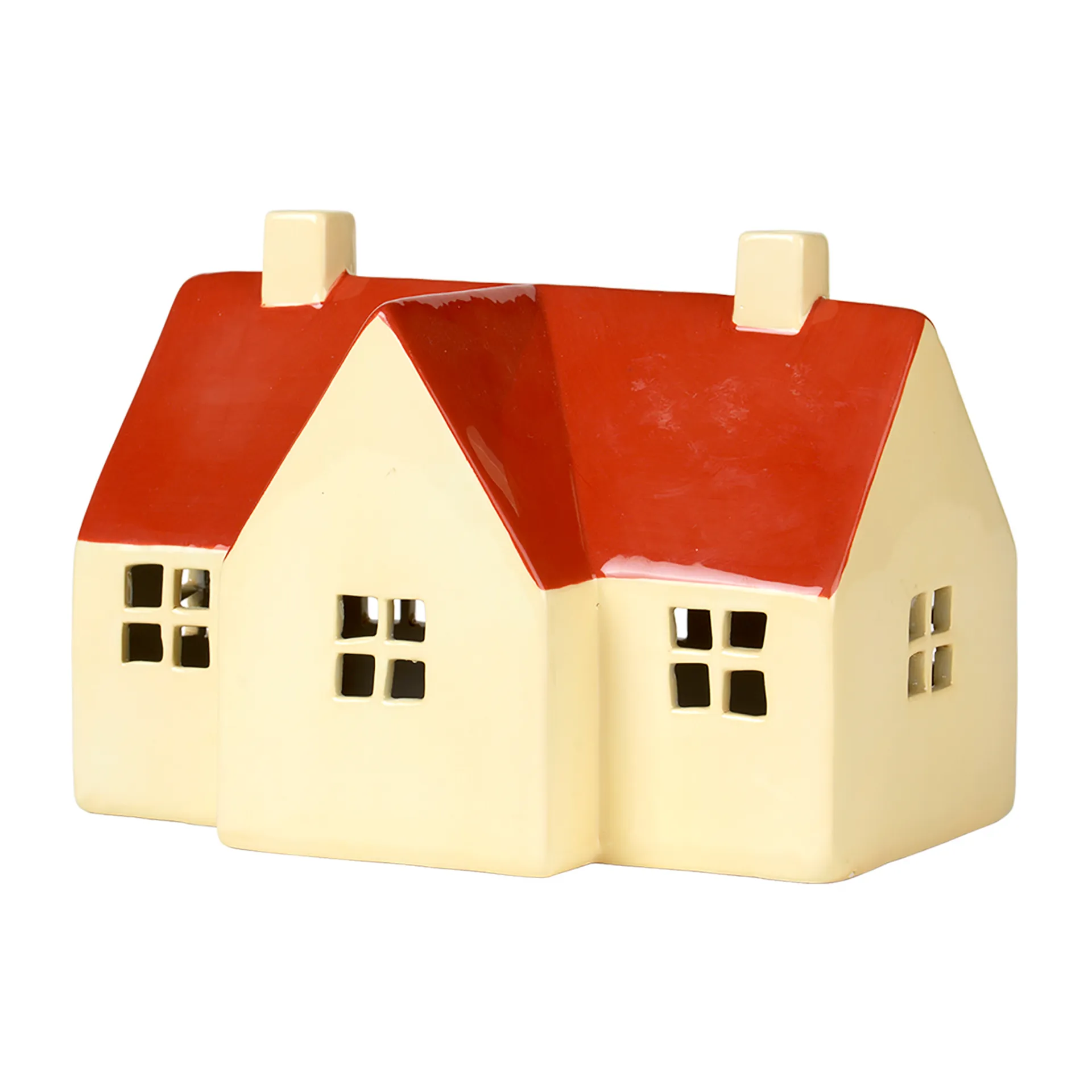 Bo 장식 하우스 13.2x18 cm, Light yellow-pumpkin orange Broste Copenhagen | 브로스테코펜하겐
