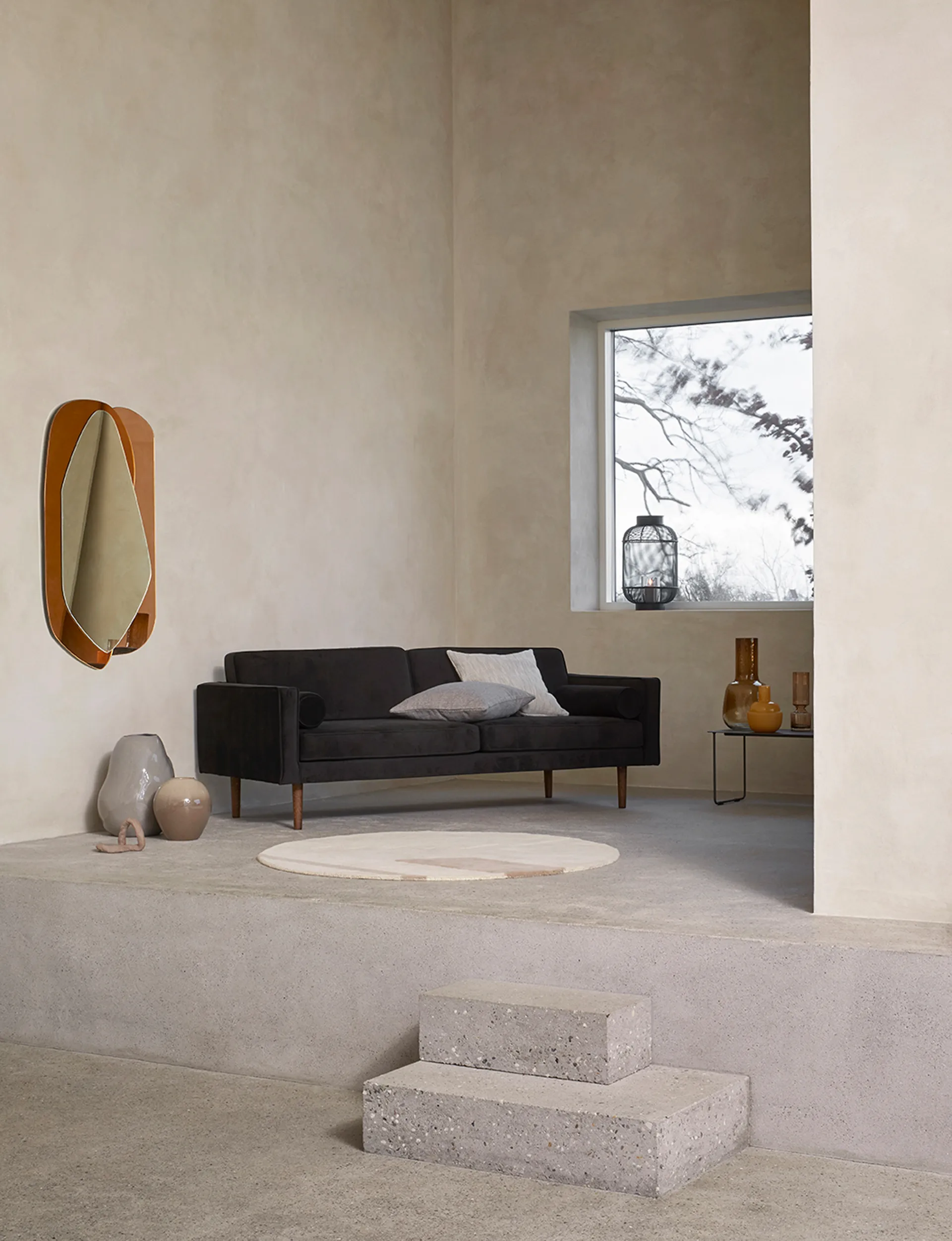 BWool 캔들홀더 Ø31 cm, Black Broste Copenhagen | 브로스테코펜하겐