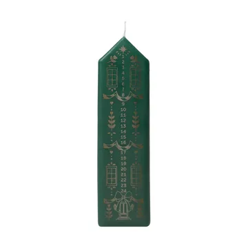 Casa 캘린더 캔들 - Dark green-gold - Broste Copenhagen | 브로스테코펜하겐