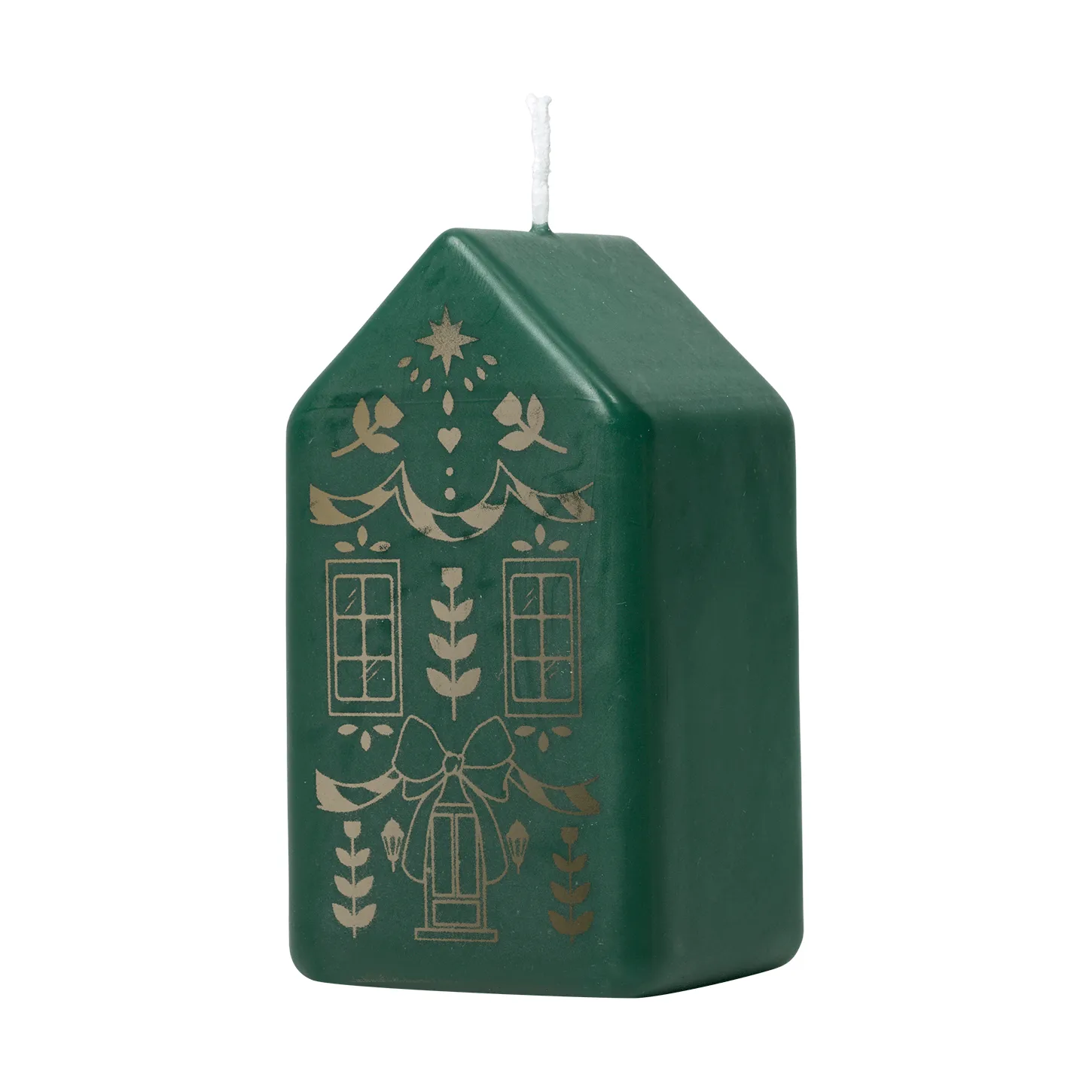 Casa 기둥 양초, Dark green-gold Broste Copenhagen | 브로스테코펜하겐