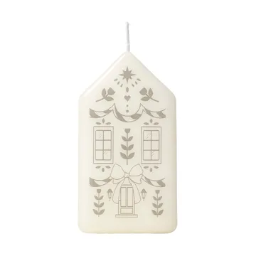 Casa 기둥 양초 - White-Silver - Broste Copenhagen | 브로스테코펜하겐