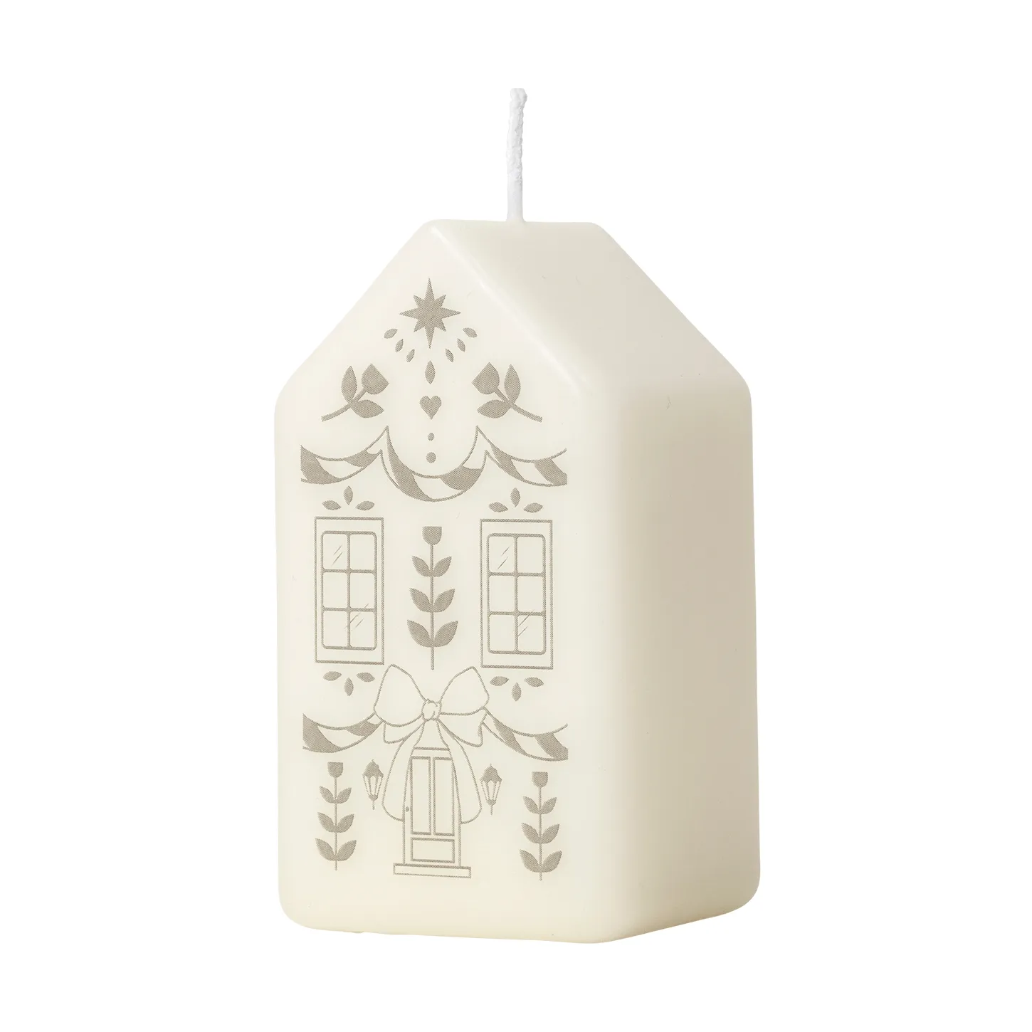 Casa 기둥 양초, White-Silver Broste Copenhagen | 브로스테코펜하겐