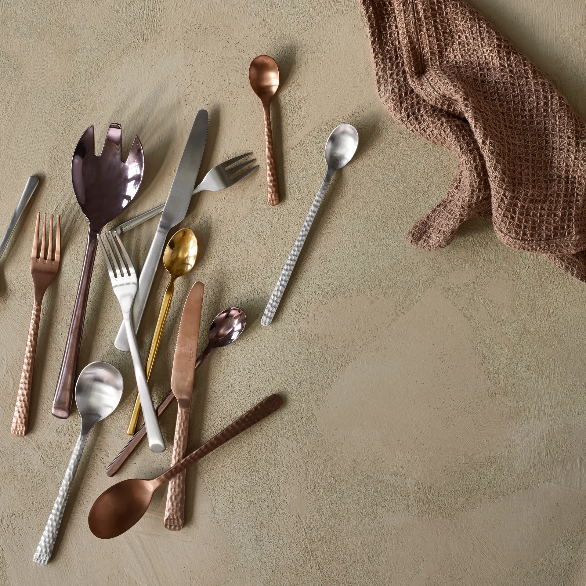훈 티스푼, copper hammered Broste Copenhagen | 브로스테코펜하겐