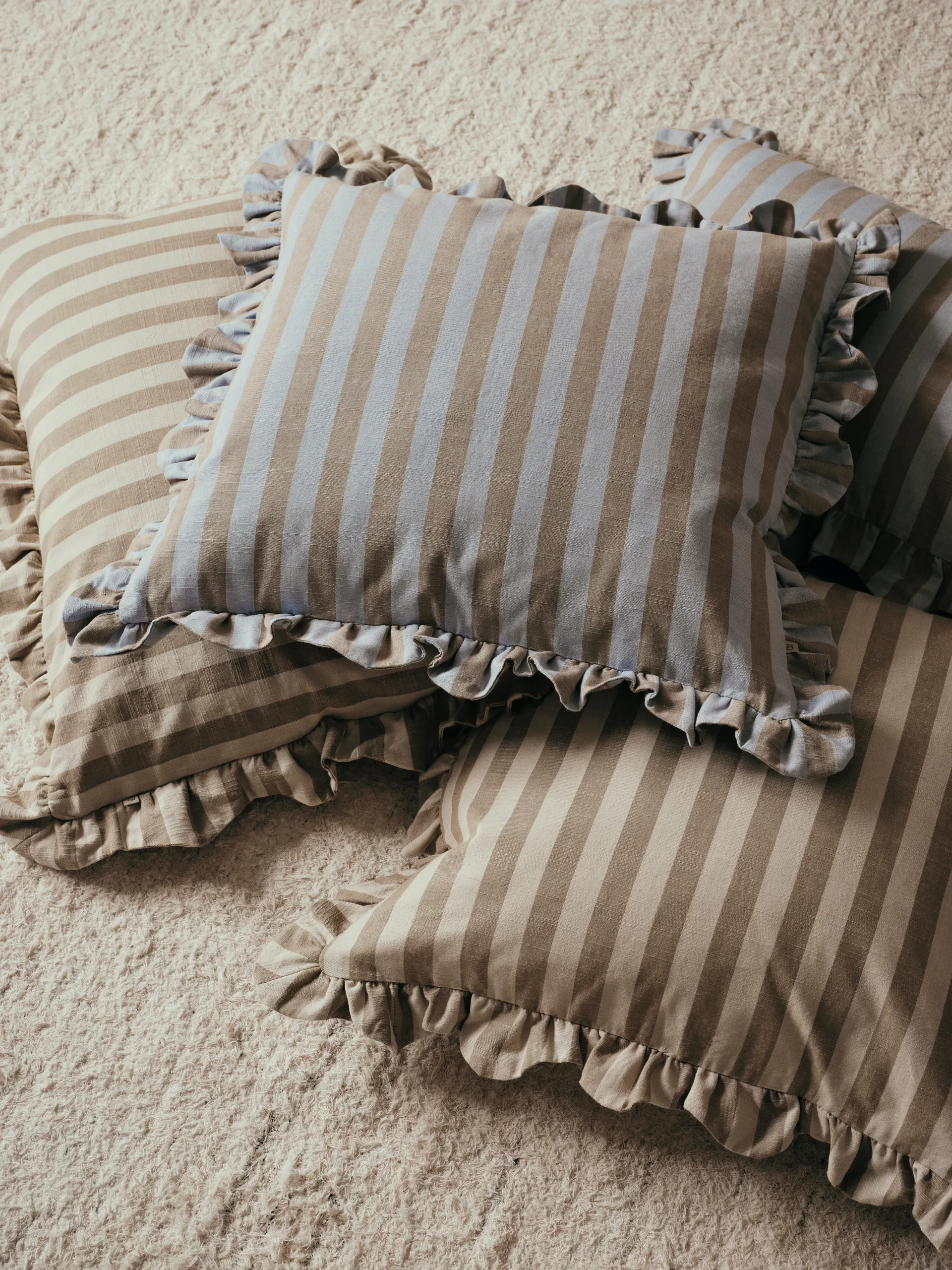 이나 쿠션 커버, Dusty blue-brown kelp, 50x50 cm Broste Copenhagen | 브로스테코펜하겐