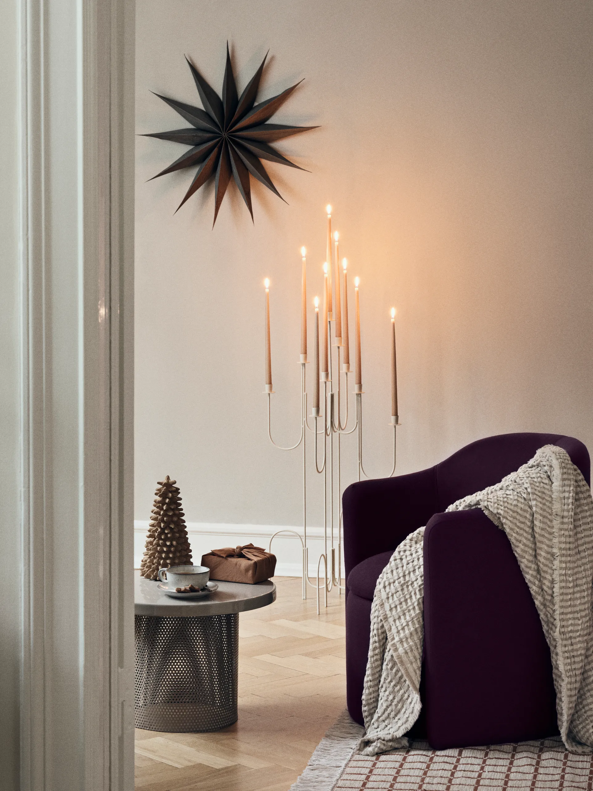 베녹 스타 크리스마스 장식ecoration Ø70 cm, fungi Broste Copenhagen | 브로스테코펜하겐