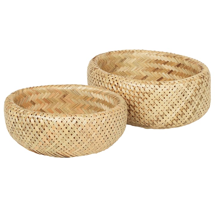 Elise bamboo 바스켓 2-pack - natural - Broste Copenhagen | 브로스테코펜하겐