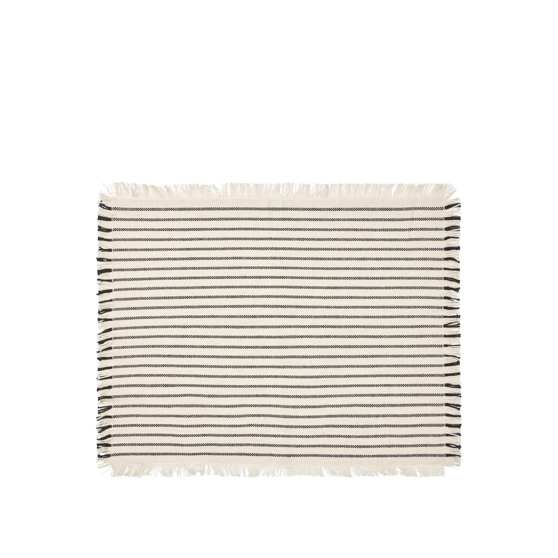 Elouise 테이블 매트 41.5x32 cm bone, Bone-white black Broste Copenhagen | 브로스테코펜하겐