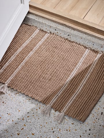 Ezra 도어 매트 50x70 cm - Natural-off white - Broste Copenhagen | 브로스테코펜하겐