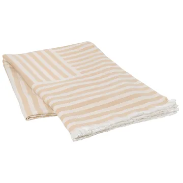 Frankie 면 스로우 130x180 cm - taos taupe beige - Broste Copenhagen | 브로스테코펜하겐