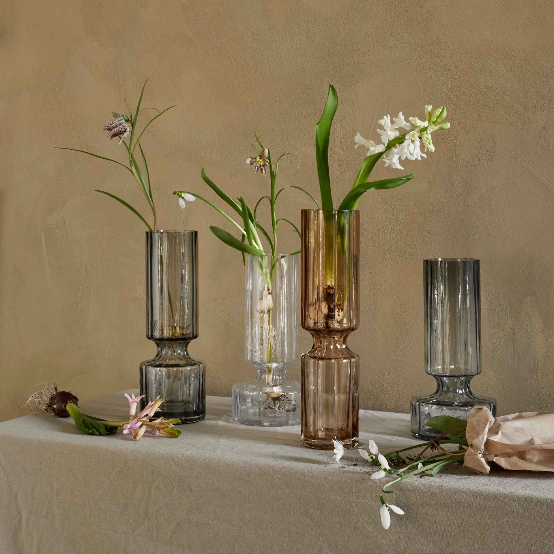 Hyacint 글래스 화병 24.9 cm, clear Broste Copenhagen | 브로스테코펜하겐