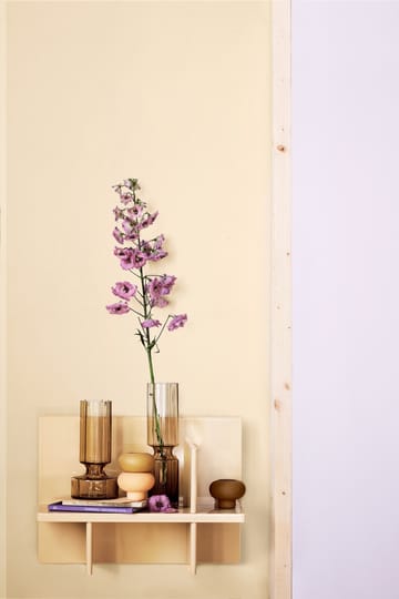 Hyacint 글래스 화병 24.9 cm - Indian tan - Broste Copenhagen | 브로스테코펜하겐