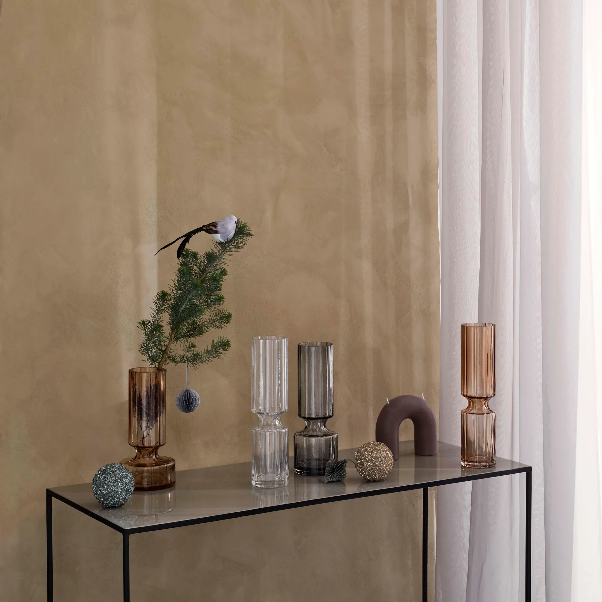 Hyacint 글래스 화병 31.7 cm, clear Broste Copenhagen | 브로스테코펜하겐