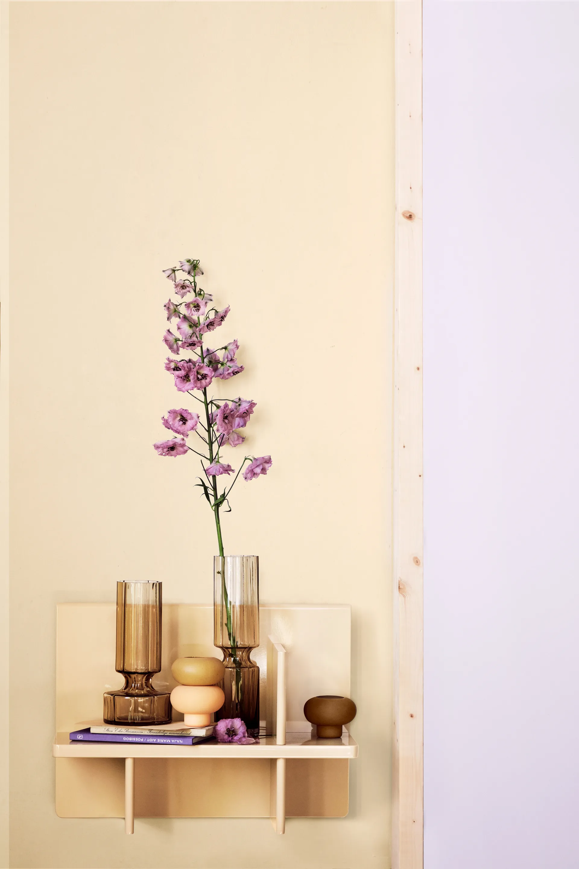 Hyacint 글래스 화병 31.7 cm, Indian tan Broste Copenhagen | 브로스테코펜하겐