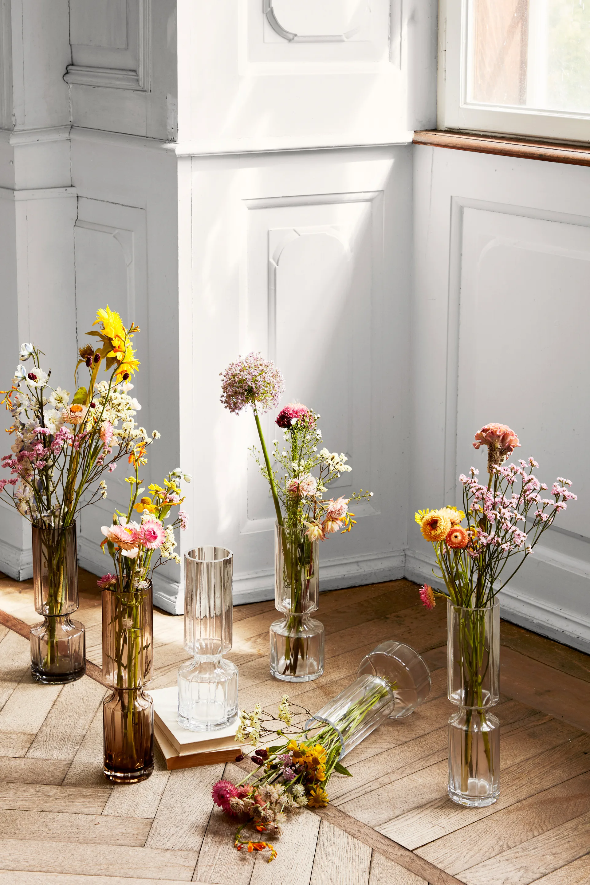 Hyacint 글래스 화병 31.7 cm, Indian tan Broste Copenhagen | 브로스테코펜하겐