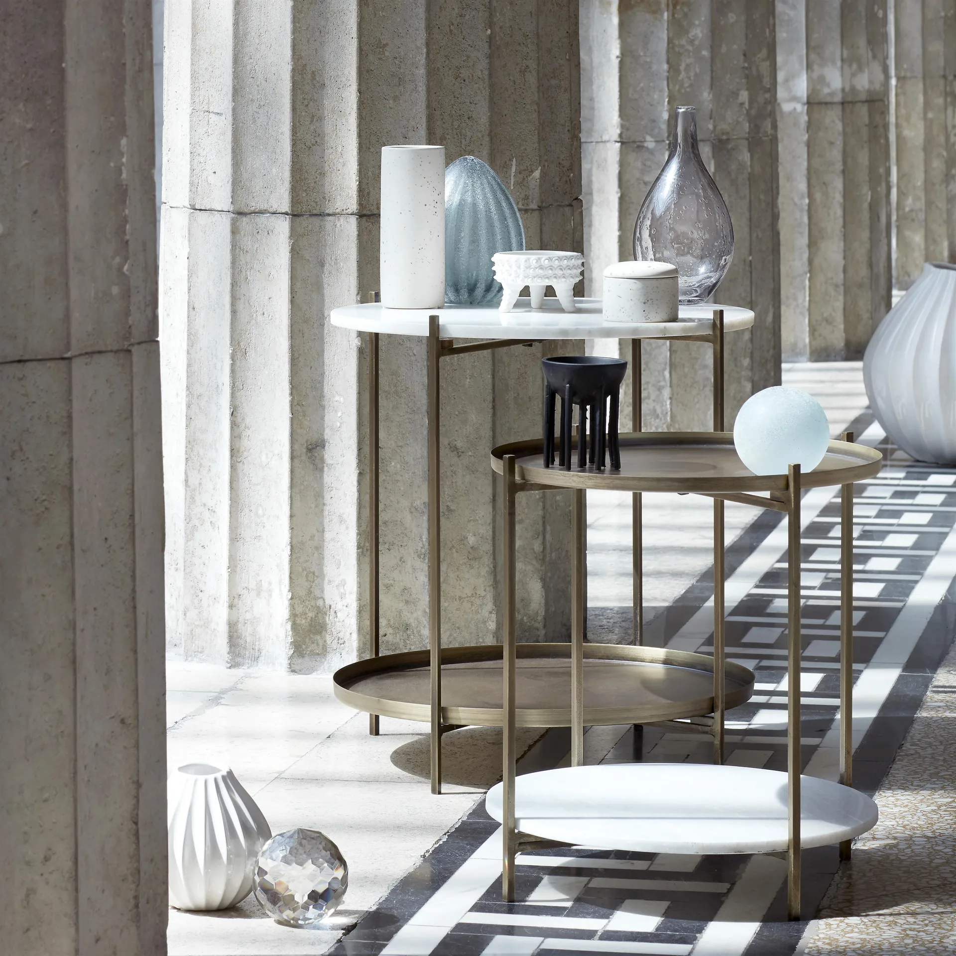 와이드 화병 ivory, 15 cm Broste Copenhagen | 브로스테코펜하겐