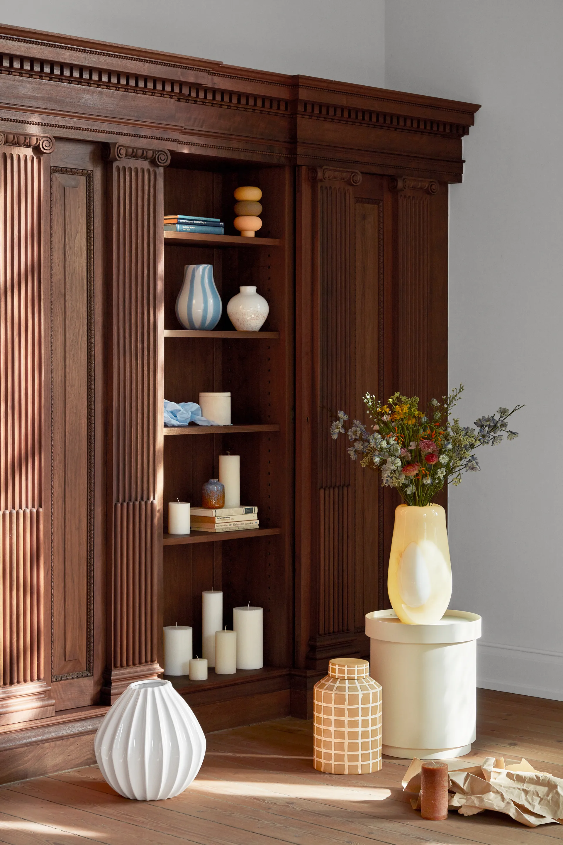 와이드 화병 ivory, 40 cm Broste Copenhagen | 브로스테코펜하겐