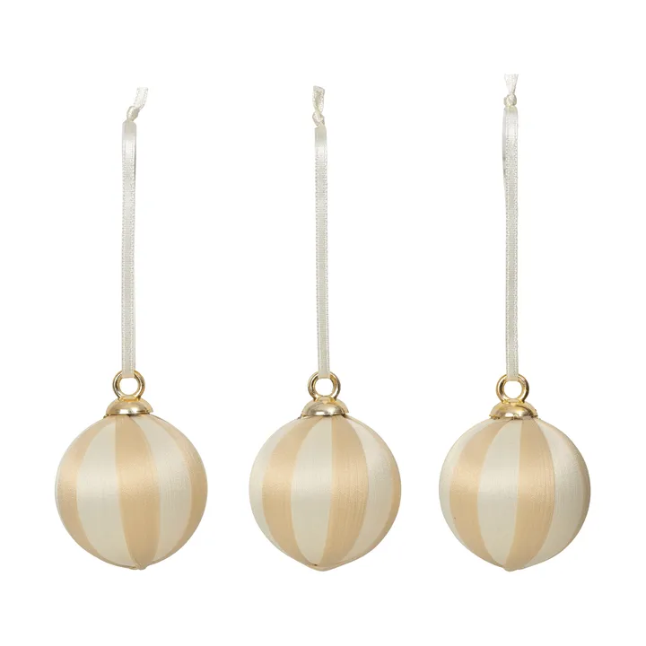 Joy 크리스마스 오너먼트 - Off White-Beige - Broste Copenhagen | 브로스테코펜하겐