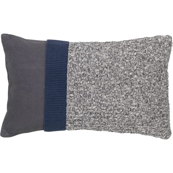 Knit 쿠션 커버 30x50 cm - Dark grey-blue night - Broste Copenhagen | 브로스테코펜하겐