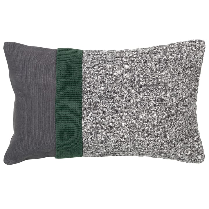 Knit 쿠션 커버 30x50 cm - Dark grey-sycamore - Broste Copenhagen | 브로스테코펜하겐