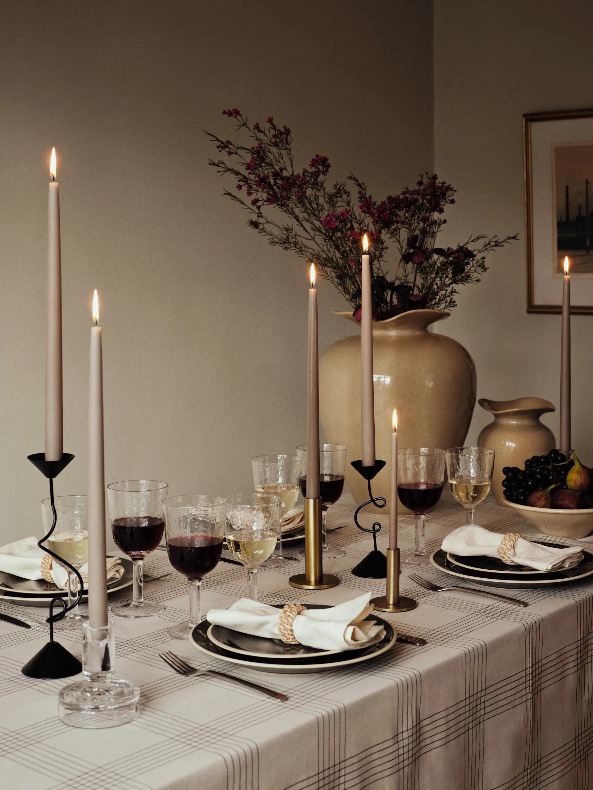 플로렌티나 화병 L 44 cm, Beige Broste Copenhagen | 브로스테코펜하겐