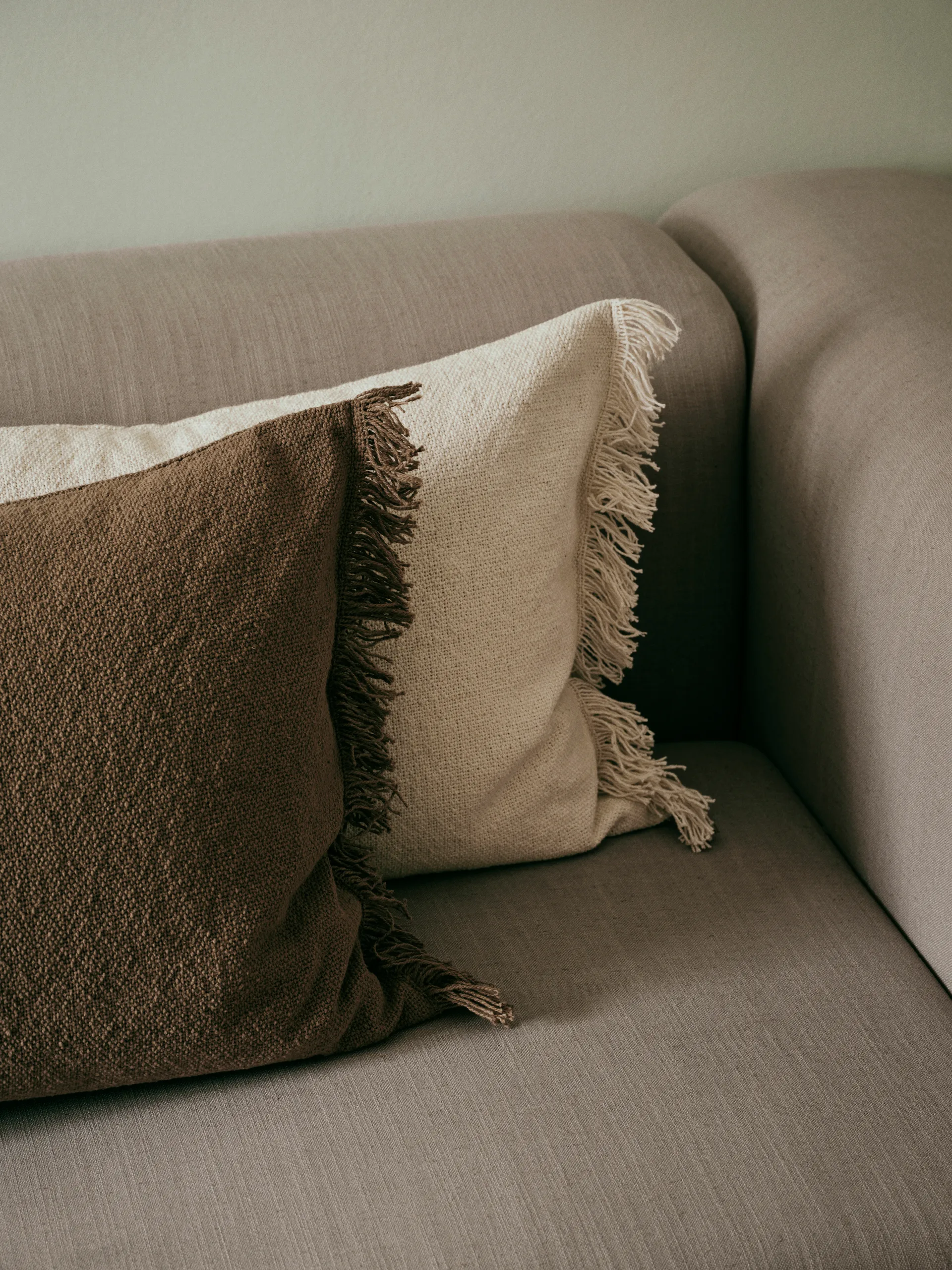 에바 쿠션 커버, Light beige, 40x60 cm Broste Copenhagen | 브로스테코펜하겐