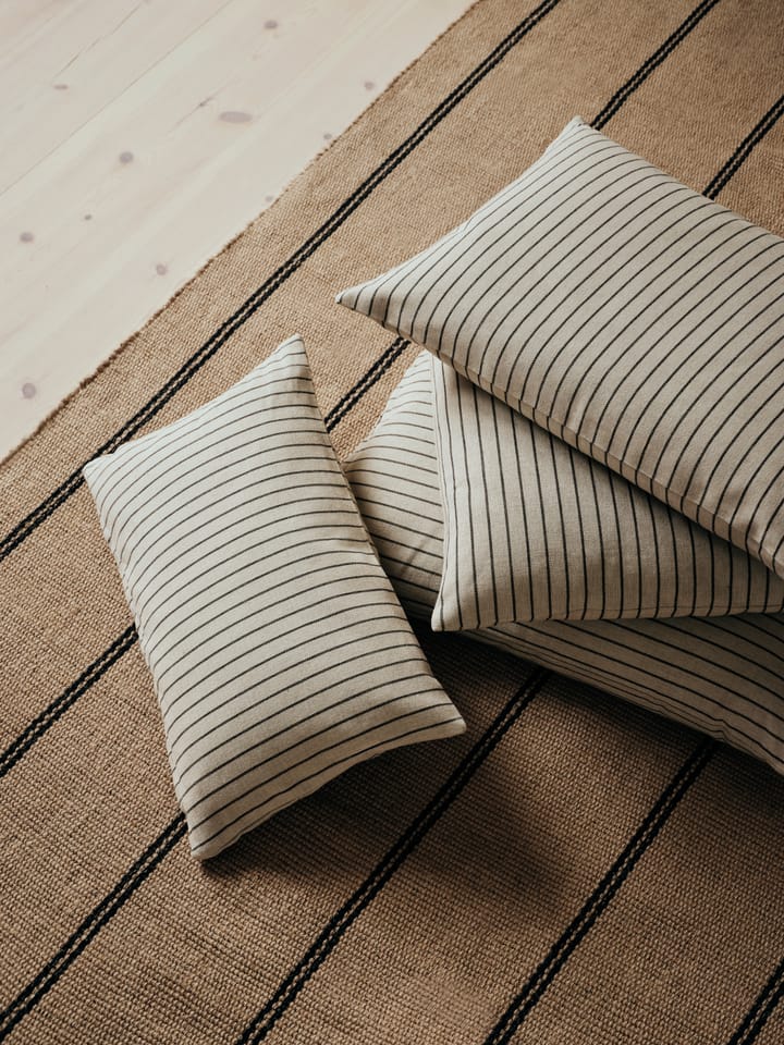 카렌 쿠션 커버, Light beige-black, 30x50 cm Broste Copenhagen | 브로스테코펜하겐