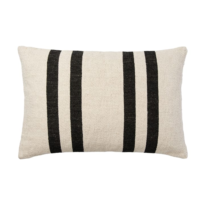 시그룬 쿠션 커버 - Light beige-black, 40x60 cm - Broste Copenhagen | 브로스테코펜하겐