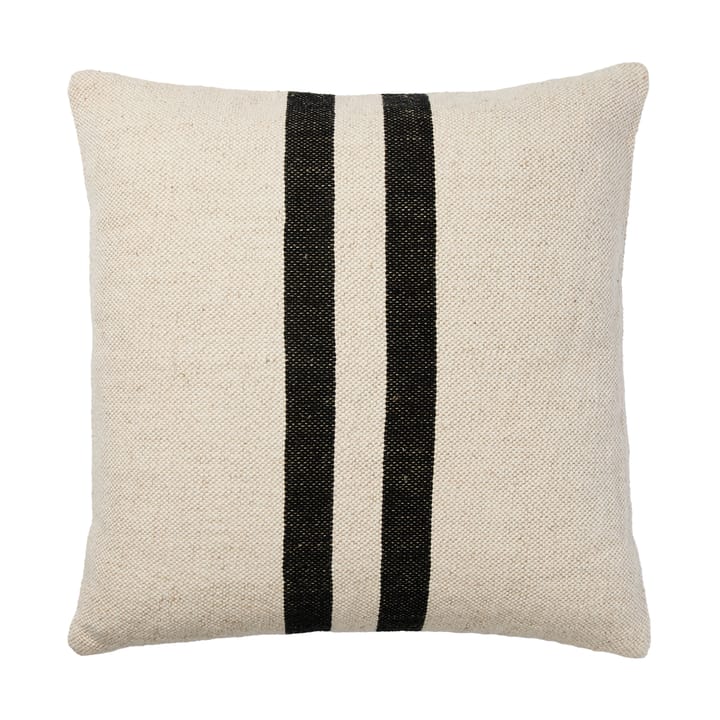 시그룬 쿠션 커버 - Light beige-black, 50x50 cm - Broste Copenhagen | 브로스테코펜하겐