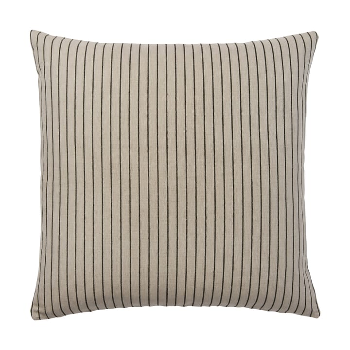 카렌 쿠션 커버 - Light beige-black, 60x60 cm - Broste Copenhagen | 브로스테코펜하겐