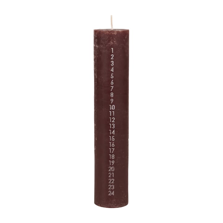 러스틱 대림절 양초 - Madder brown - Broste Copenhagen | 브로스테코펜하겐