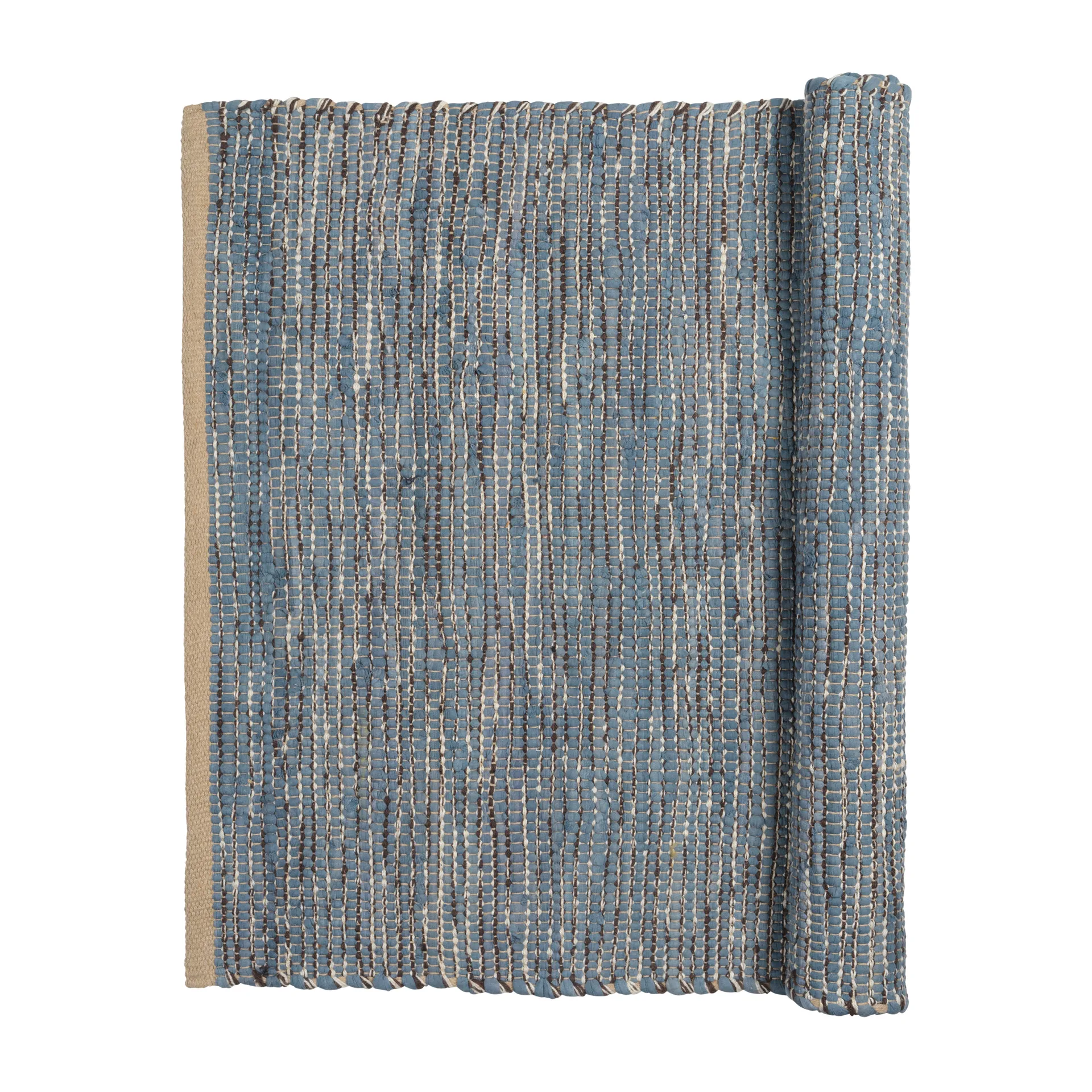 Magda 코튼 러그 60x90 cm, flint stone blue Broste Copenhagen | 브로스테코펜하겐