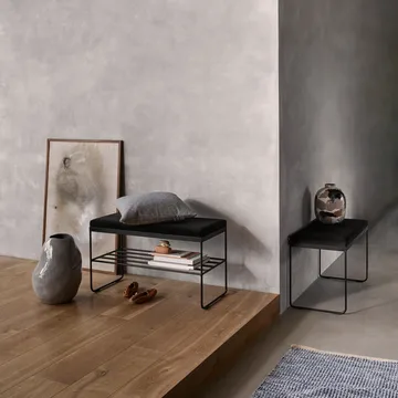 Magda 코튼 러그 80x250 cm - flint stone blue - Broste Copenhagen | 브로스테코펜하겐