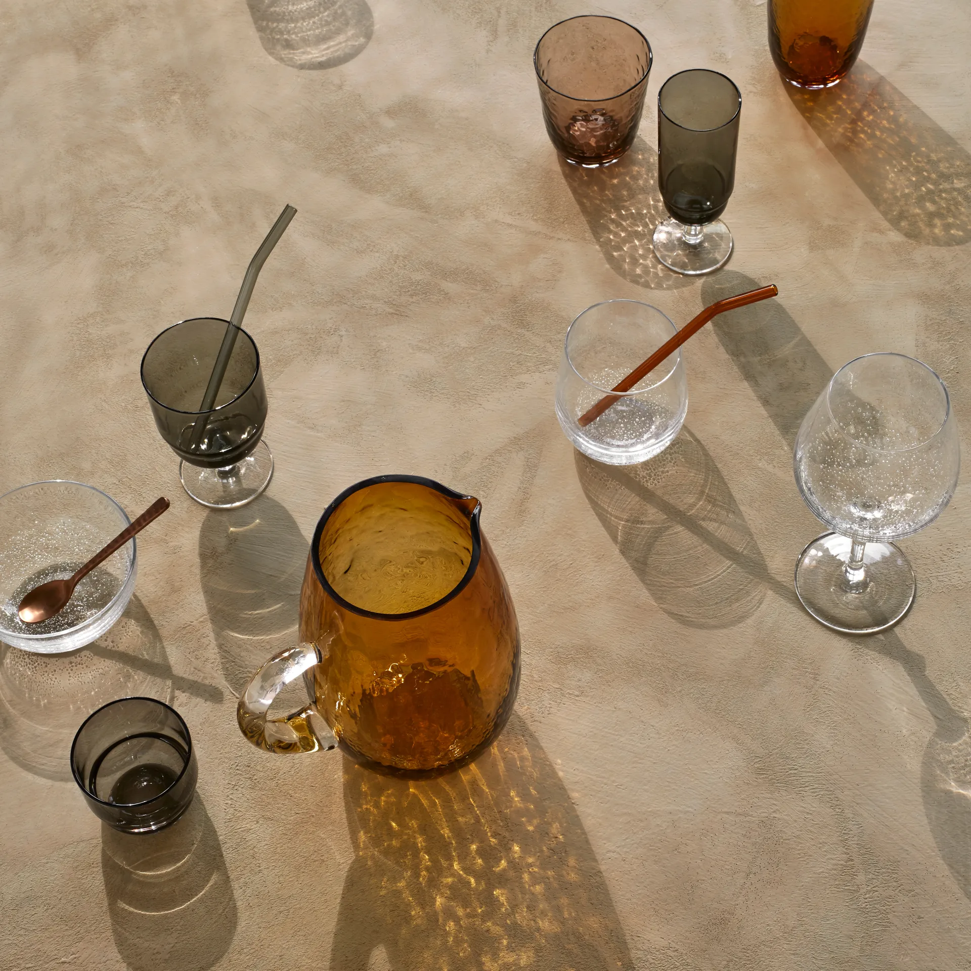 Malle 빨대 4개 세트, brown Broste Copenhagen | 브로스테코펜하겐