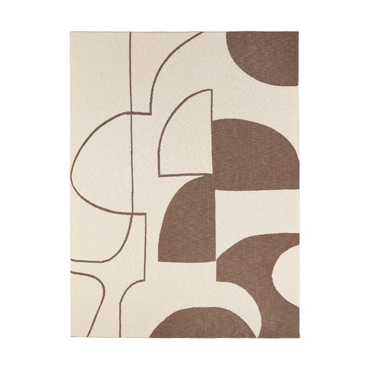 Maren 스로우 130x180 cm - Kangaroo brown-off white - Broste Copenhagen | 브로스테코펜하겐