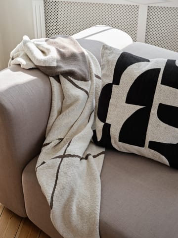 Maren 스로우 130x180 cm - Kangaroo brown-off white - Broste Copenhagen | 브로스테코펜하겐