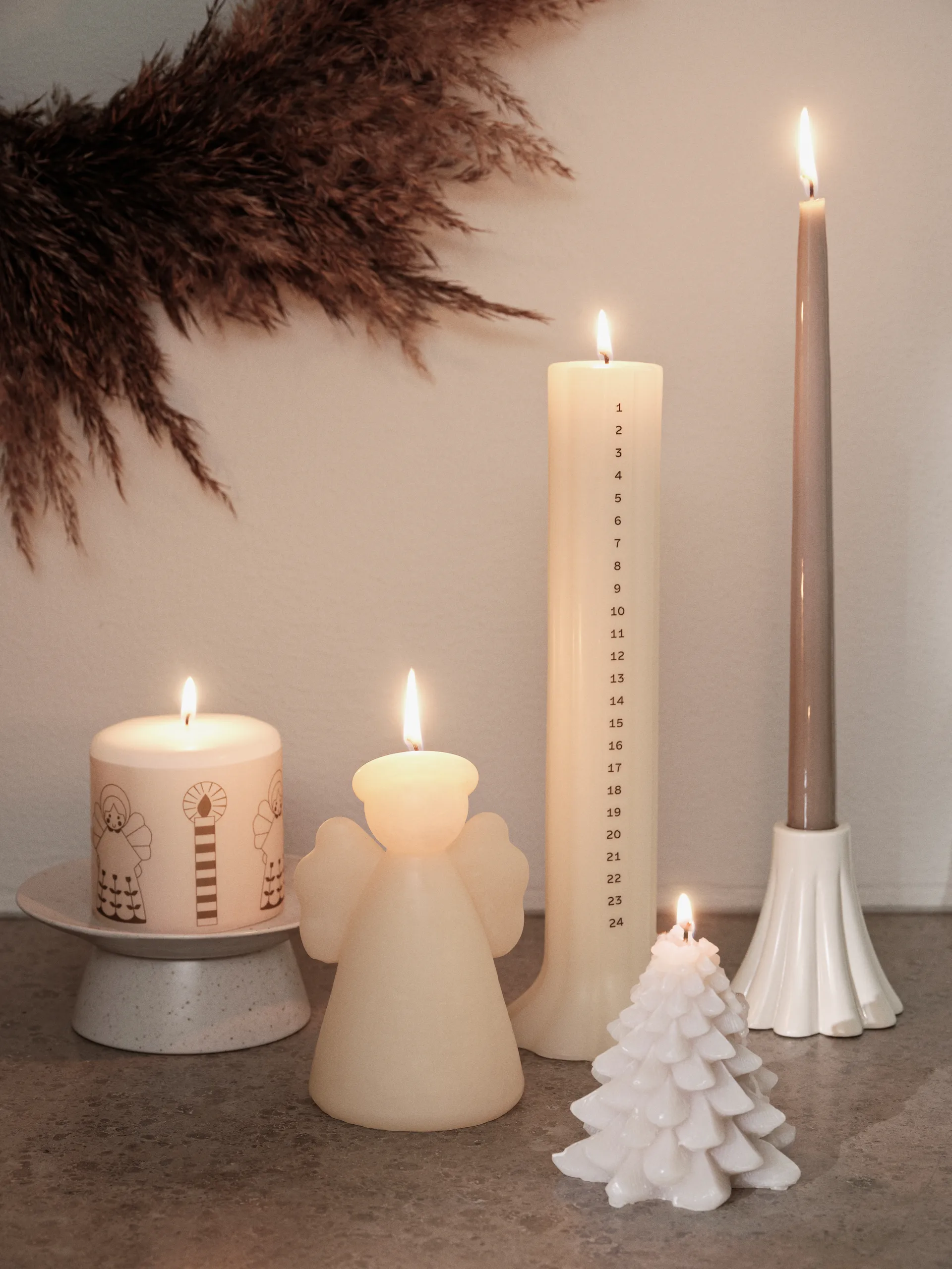 헬리 캘린더 캔들, Moonlight Haze Broste Copenhagen | 브로스테코펜하겐