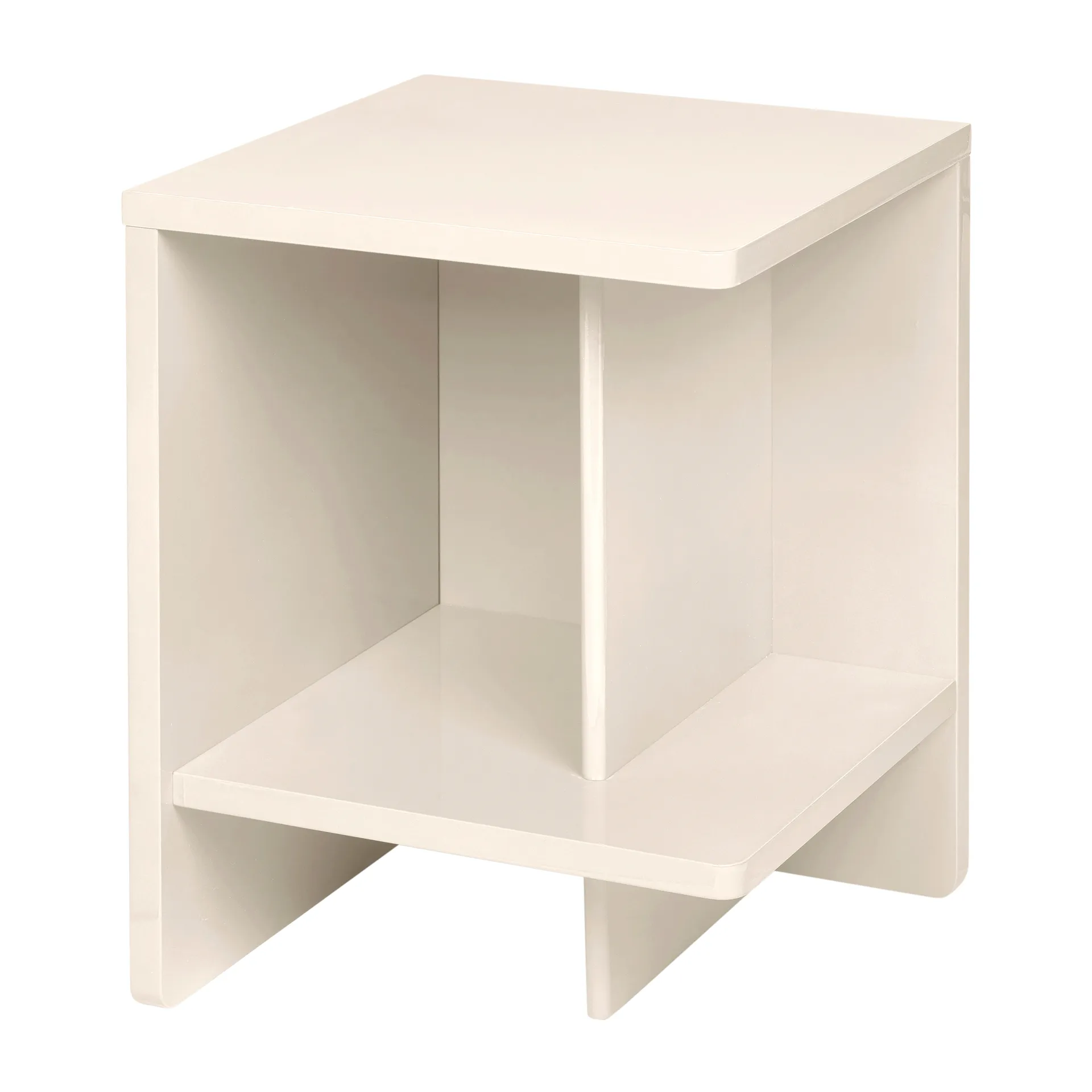 테나 베드 사이드 테이블 right 38x38 cm, Rainy day light grey Broste Copenhagen | 브로스테코펜하겐