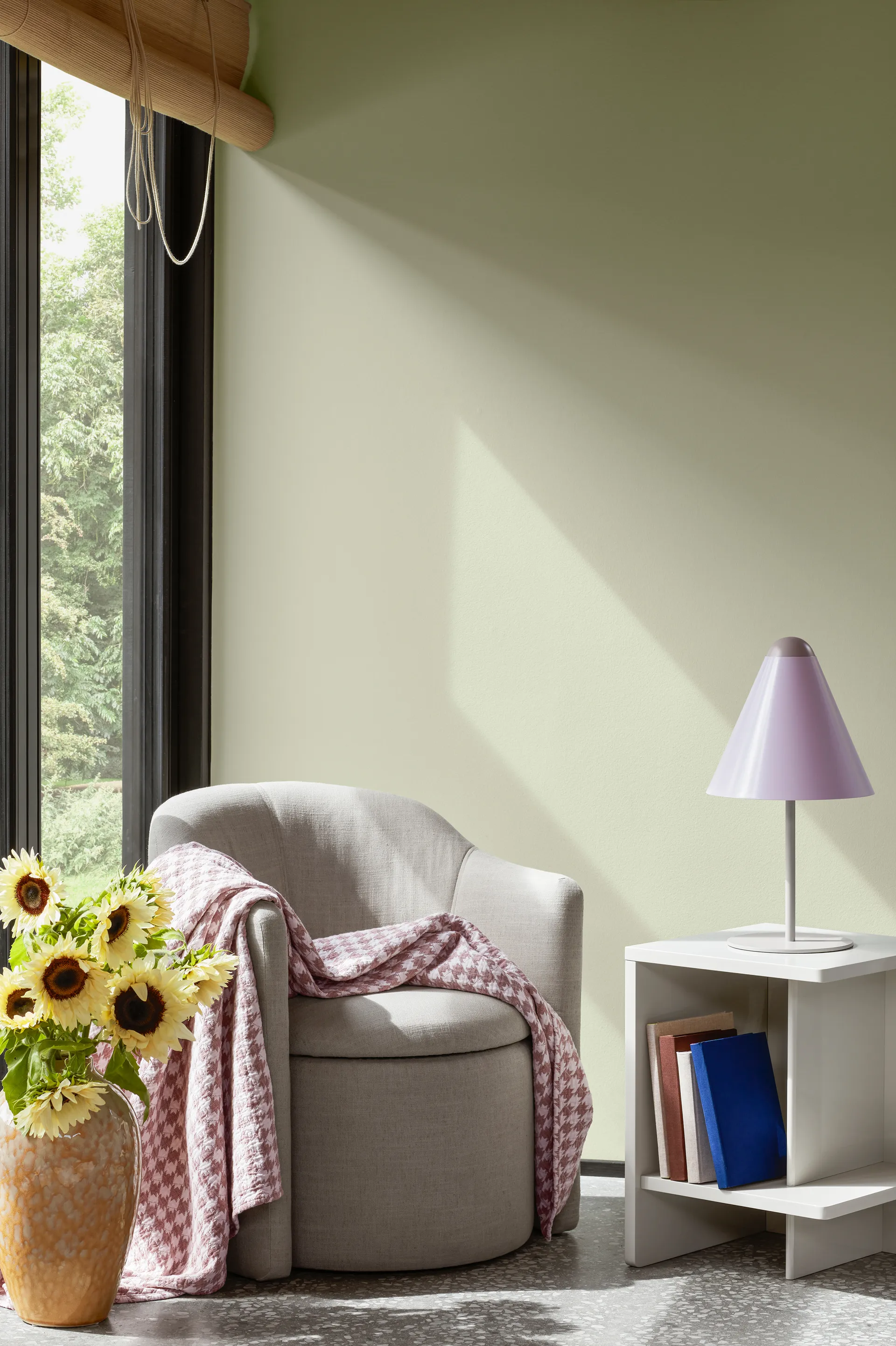 테나 베드 사이드 테이블 right 38x38 cm, Rainy day light grey Broste Copenhagen | 브로스테코펜하겐