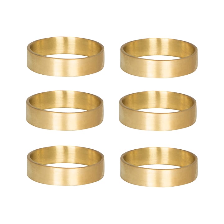Ring napkin ring 4개 세트 링 냅킨 링 - matte brass - Broste Copenhagen | 브로스테코펜하겐