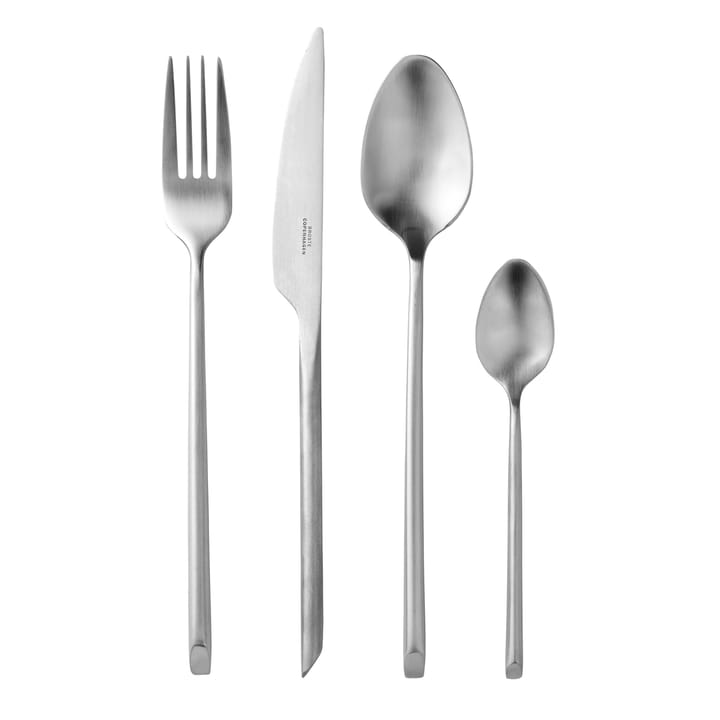 Sletten 커트러리 세트 16 pcs - matt stainless steel - Broste Copenhagen | 브로스테코펜하겐