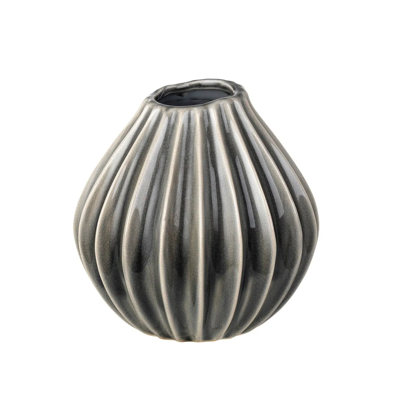 와이드 화병 smoked pearl, S. 15 cm Broste Copenhagen | 브로스테코펜하겐