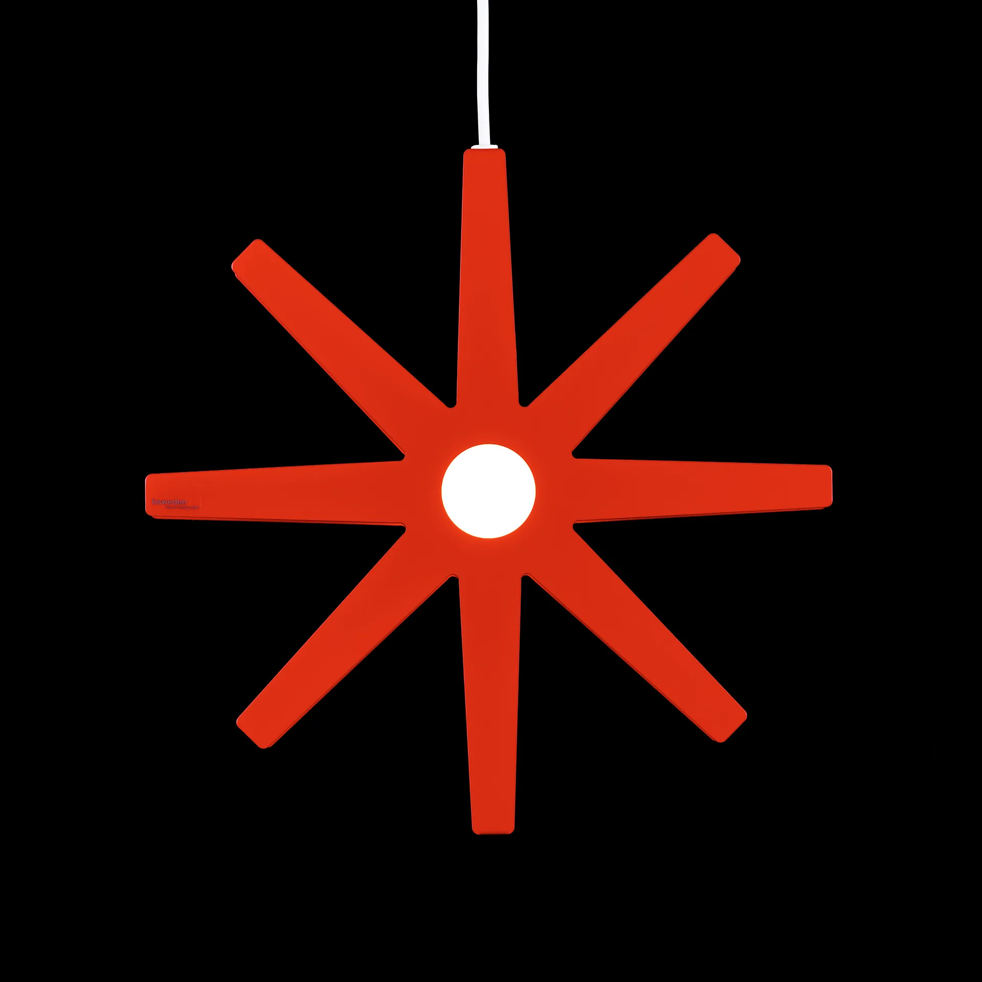 플링 레드 펜던트, 33 cm Bsweden | 비스웨덴