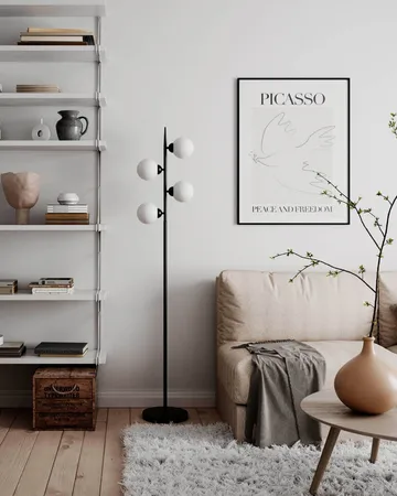 푼토 플로어 조명 160 cm - Matte black - By Rydéns | 바이뤼덴스